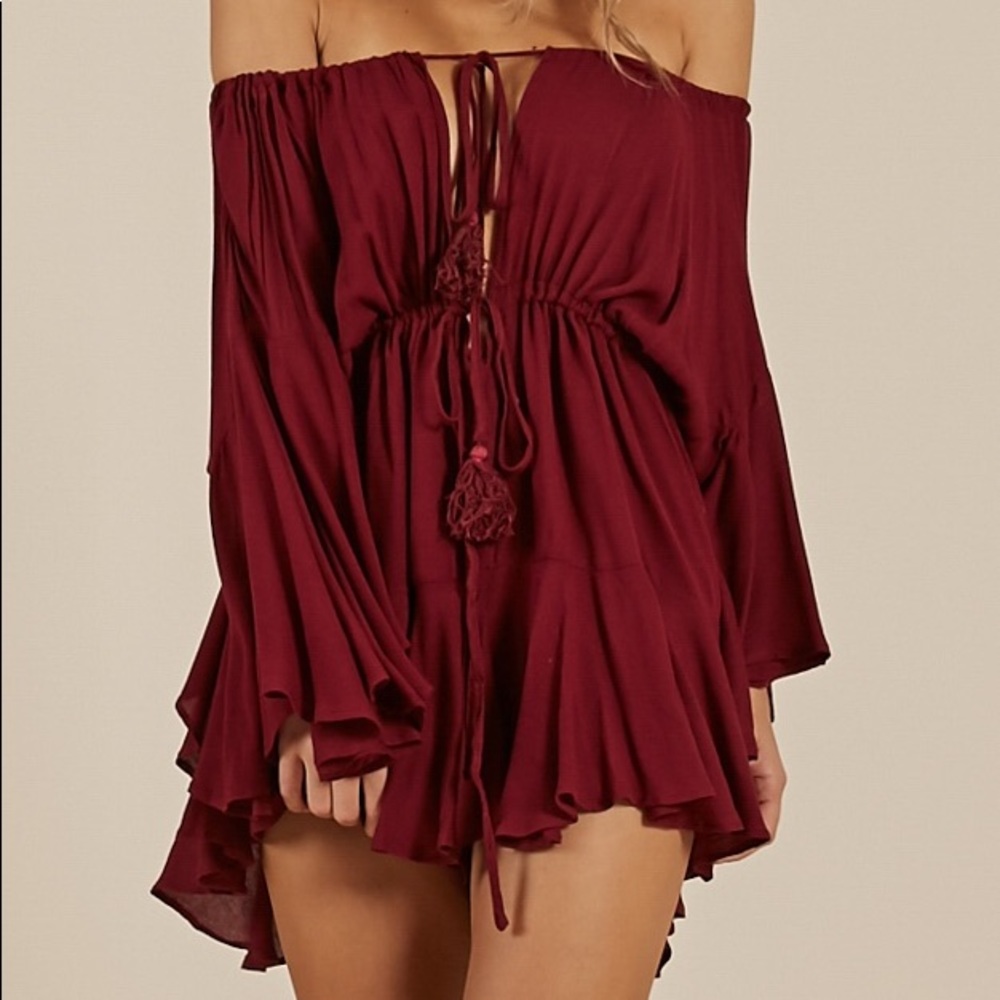 Showpo montana playsuit in wine